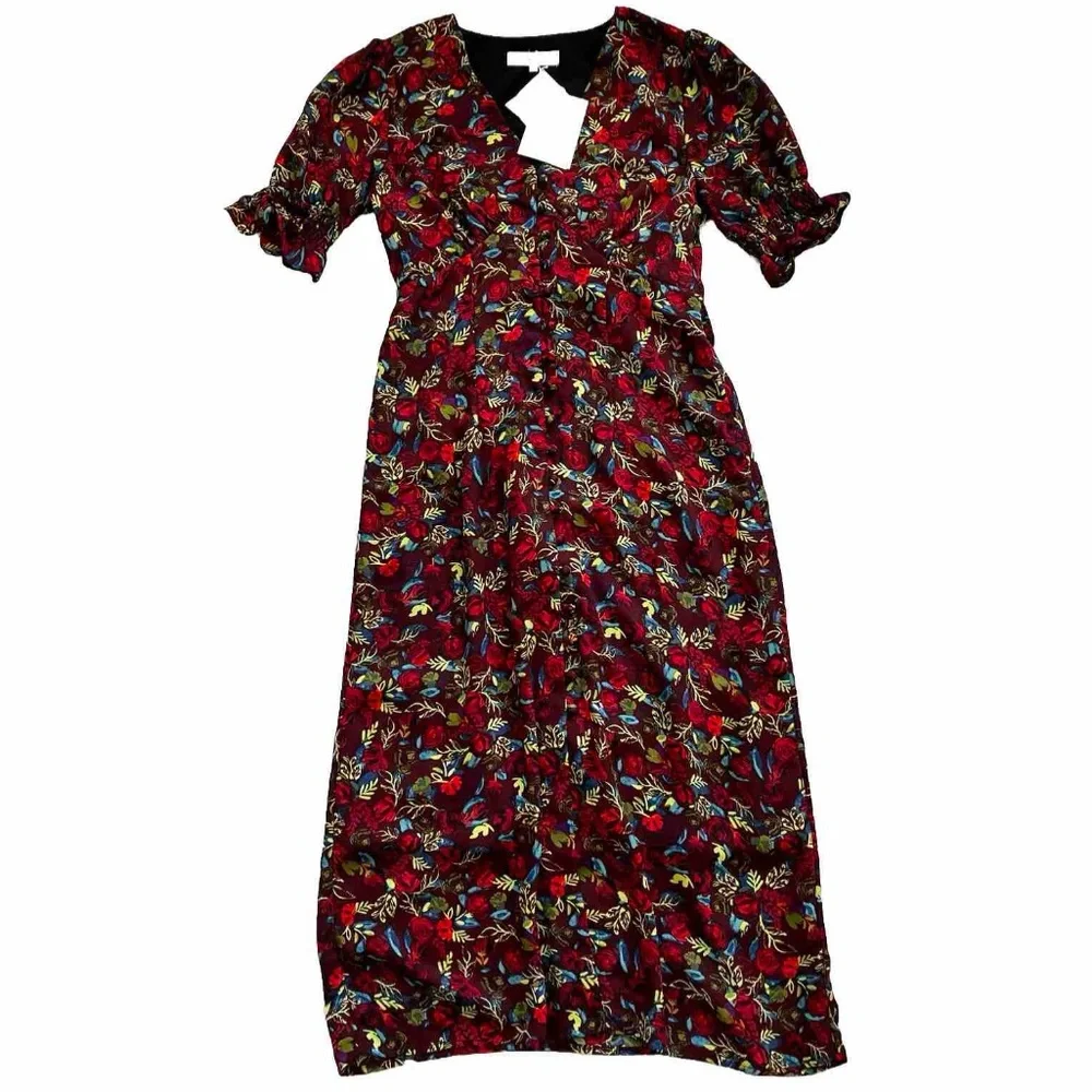 SIMPLE RETRO NWT FLORAL DRESS SIZE MEDIUM COTTAGECORE PRAIRIE DAINTY FEMININE